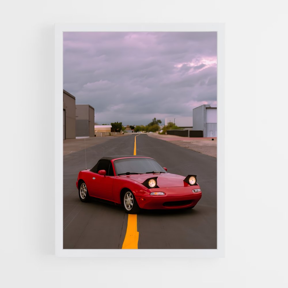 Poster Miata Sportif – affiche Mazda (vue 3)